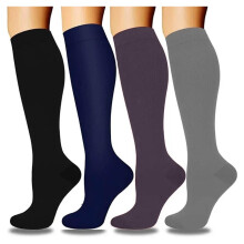 asdoklhq Warm Socks for Women Cycling 4 Pairs The Support for Running and Cycling Outdoor Warm Stockings Blue S/M