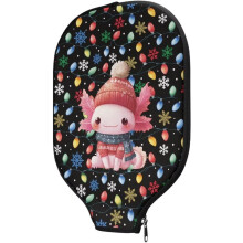 Pickleball Paddelskydd, Tvättbart Pickleball Paddelskydd Unisex Pickleball Racketskydd Paddelskydd, Jul Axolotl
