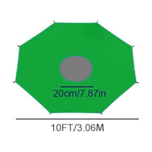 Sonnenschutz für Trampolin, UV-Schutz, wetterfest, farbecht, verschiedene Größen (3,66 m), Zubehör für Trampoline im Garten/auf dem Spielplatz
