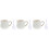 3Pcs Household White Ceramic Creamer Pitcher Multi-Use Milk Dispenser 4
