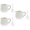3Pcs Household White Ceramic Creamer Pitcher Multi-Use Milk Dispenser 7