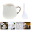 3Pcs Household White Ceramic Creamer Pitcher Multi-Use Milk Dispenser 10