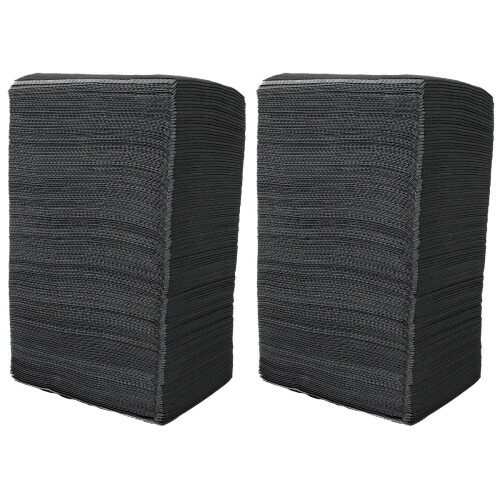 250Pcs Practical Black Waterproof Disposable Salon Pad Mat 1