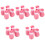20Pcs Pink Cat Paw Booties Rubber Covers Adjustable Anti- 2
