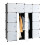Storage Wardrobe Closet with Hanging Rods 1