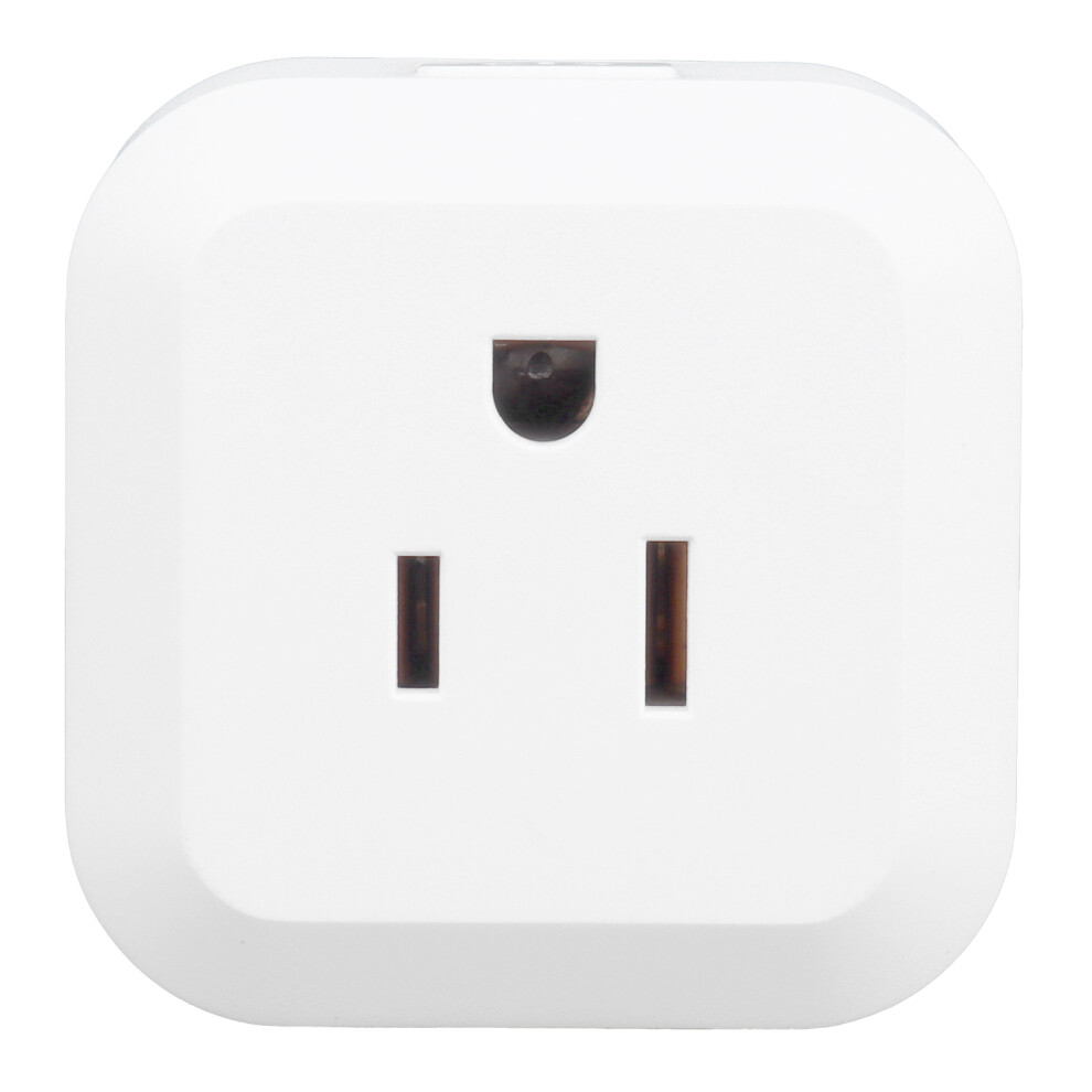 Compact Fireproof Wifi Enabled Outlet, Alexa Compatible, Supports Manual Timing And Countdown, Voice Control Via Google Home, Wide Voltage Range 9425574441577