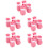 20Pcs Pink Cat Paw Booties Rubber Covers Adjustable Anti- 5