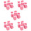 20Pcs Pink Cat Paw Booties Rubber Covers Adjustable Anti- 7