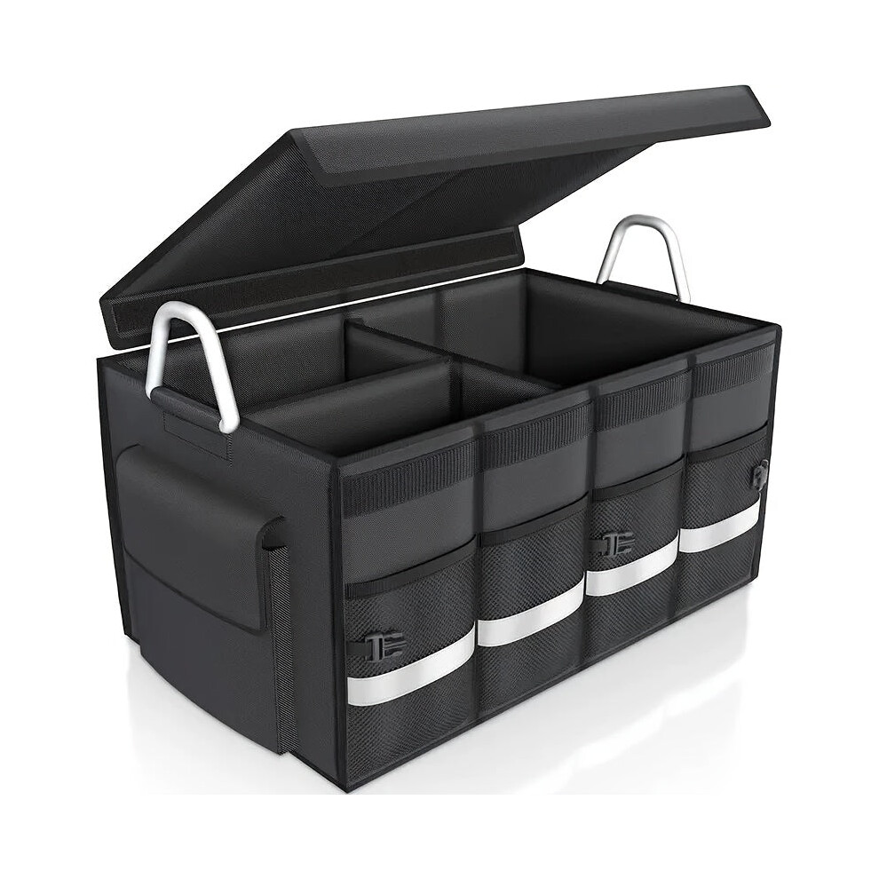 Outdoor Folding Car Trunk Organizer With Compartments 9362547083474