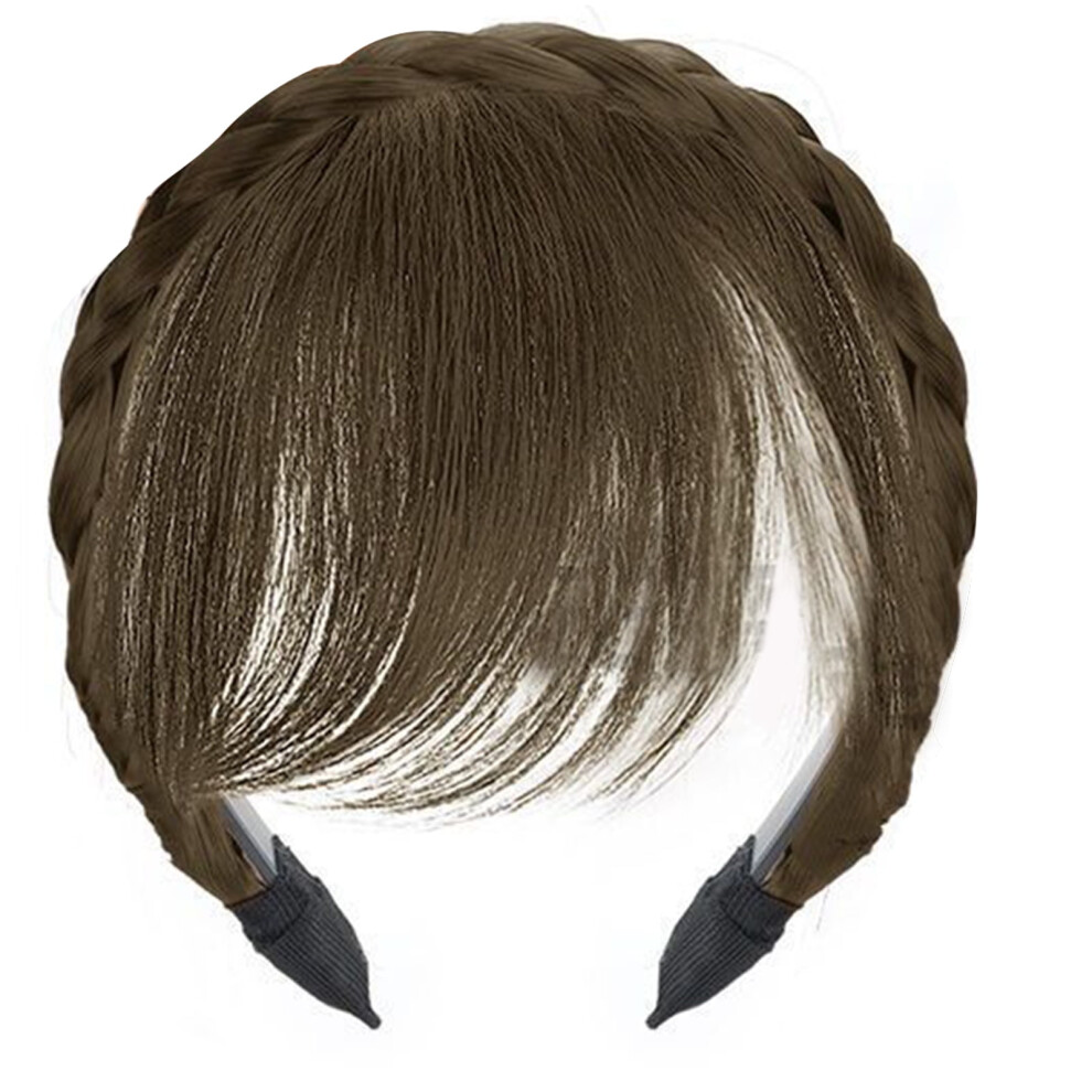 Unisex Natural Lookings Bangs Headband Wigs Hairpiece Hairhoop For Women Various Hairstyles Synthetic Fibre Hair Bangs