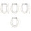 8Pcs Silver Pearl Bag Chain DIY Shoulder Strap Replacement for Bags 2