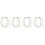 8Pcs Silver Pearl Bag Chain DIY Shoulder Strap Replacement for Bags 3