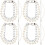 8Pcs Silver Pearl Bag Chain DIY Shoulder Strap Replacement for Bags 4