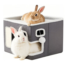 Multi-Level Hideaway Bed for Small Pets