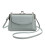 Γυναικεία τσάντα ώμου Kiss Lock Crossbody από πολυουρεθάνη, τσάντα ώμου με φερμουάρ και 1