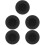 5Pcs Black Silicone Protector Cover for Pet Collar Holder 5