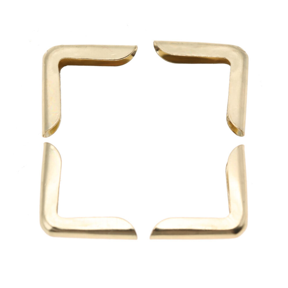 50Pcs Vintage Iron Book Corner Protectors, Bronze, Aurichalceous & Yellow 8151392734867
