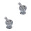 2Sets Natural Marble Garlic Pounder and Grinding Bowl for Kitchen 5