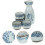 4Sets Decorative Japanese Style Sake Set Ceramic Pot and Delicate Cups 11