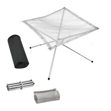 Foldable Stainless Steel Mesh Fire Pit Rack