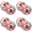 8Pcs Portable Inflatable Beach Balls Assorted Colors for Summer Fun 4