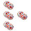 8Pcs Portable Inflatable Beach Balls Assorted Colors for Summer Fun 6