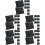 5Sets Black Mini Chalkboard Sign L-Shaped Table Display Message Boards 7