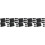5Sets Black Mini Chalkboard Sign L-Shaped Table Display Message Boards 10