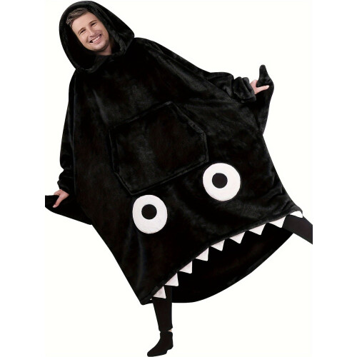 Shark Hooded Blanket Robe for Men