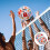 8Pcs Portable Inflatable Beach Balls Assorted Colors for Summer Fun 8