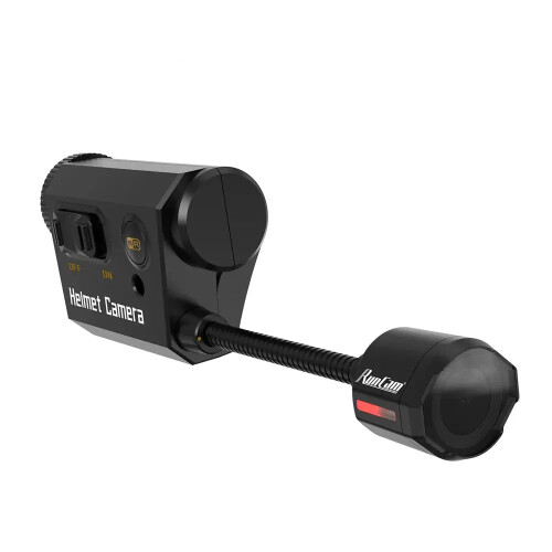 Helmet Face Mask Camera Built-in WiFi Black