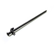 Een onwrikbaar anker voor je avonturen, tentstokken voor buiten, zware haringen voor ongeëvenaarde stabiliteit.