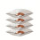 High-Rebound White Throw Pillows Set (4 pcs) 1