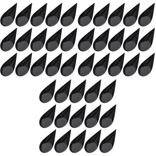 120Pcs Black Appetizer and Dessert for Party Serving 2