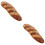 2Pièces Pain Artificiel PU Marron Clair Pour Décor 6