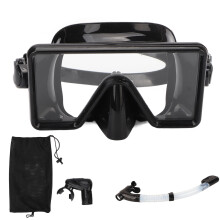 Safety Reinforced Anti-Fog Lenses, Comfortable Food-grade Silicone Skirt, Snorkeling and Diving Gear with180 Panoramic View for Unforgettable