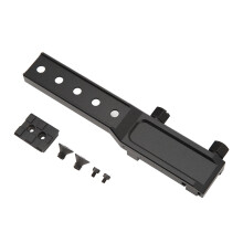 Mejora de armamento: Solución óptica universal, construcción en aleación de aluminio, para mayor precisión, diseño de perfil bajo, tope de
