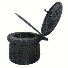 Camping Toilet Portable Foldable with Lid