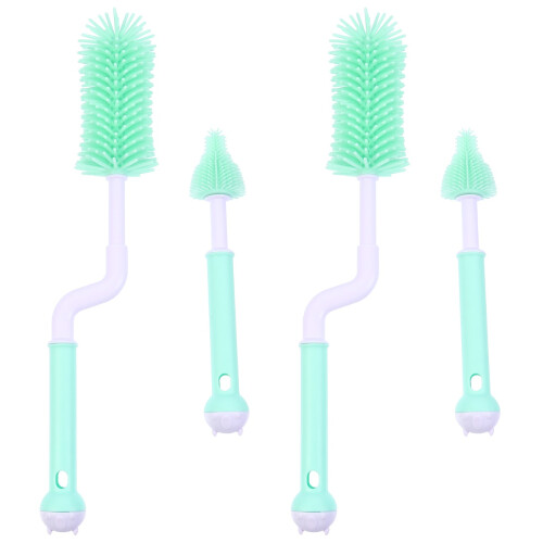 4Pièces Brosse Silicone Pour Nettoyage Précis 1