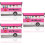 3Pcs Foldable Pink Sundries Storage Boxes with Lids for Outdoor Use 6