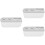 3Pcs Electric Toothbrush Wall Mount Holders White Ps Material 7