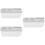 3Pcs Electric Toothbrush Wall Mount Holders White Ps Material 8