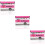 3Pcs Foldable Pink Sundries Storage Boxes with Lids for Outdoor Use 7