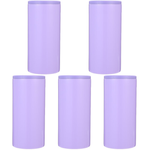 5Pièces Porte-Bouteille Violet Acier Inoxydable Portable 1