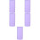 5Pièces Porte-Bouteille Violet Acier Inoxydable Portable 6