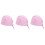 3Pièces Casquettes Rose Boutons Chef Hat Scrub Cap Pour 5