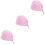 3Pièces Casquettes Rose Boutons Chef Hat Scrub Cap Pour 6