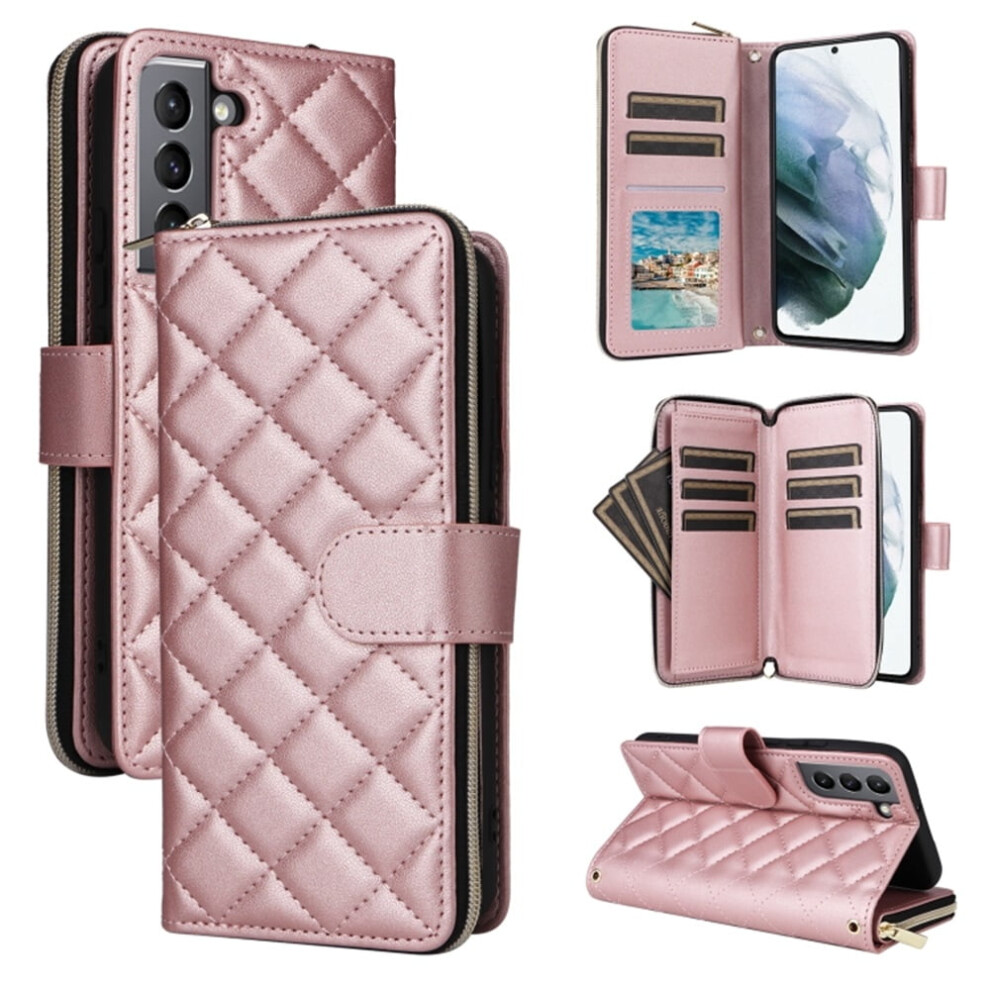 Magnetic Flip Wallet Case For Samsung Galaxy S21+ 5G Rose 974856077830