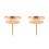 2Pièces Table Vin Pliable Bois Khaki Portable Extérieur 5