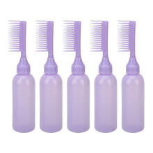Artisanal Hair Care Artisan, Scalp Oil Applicator Root Comb Applicator Bottle, Premium Quality & Simple Operation Purple PE Material Hair Dye Salon